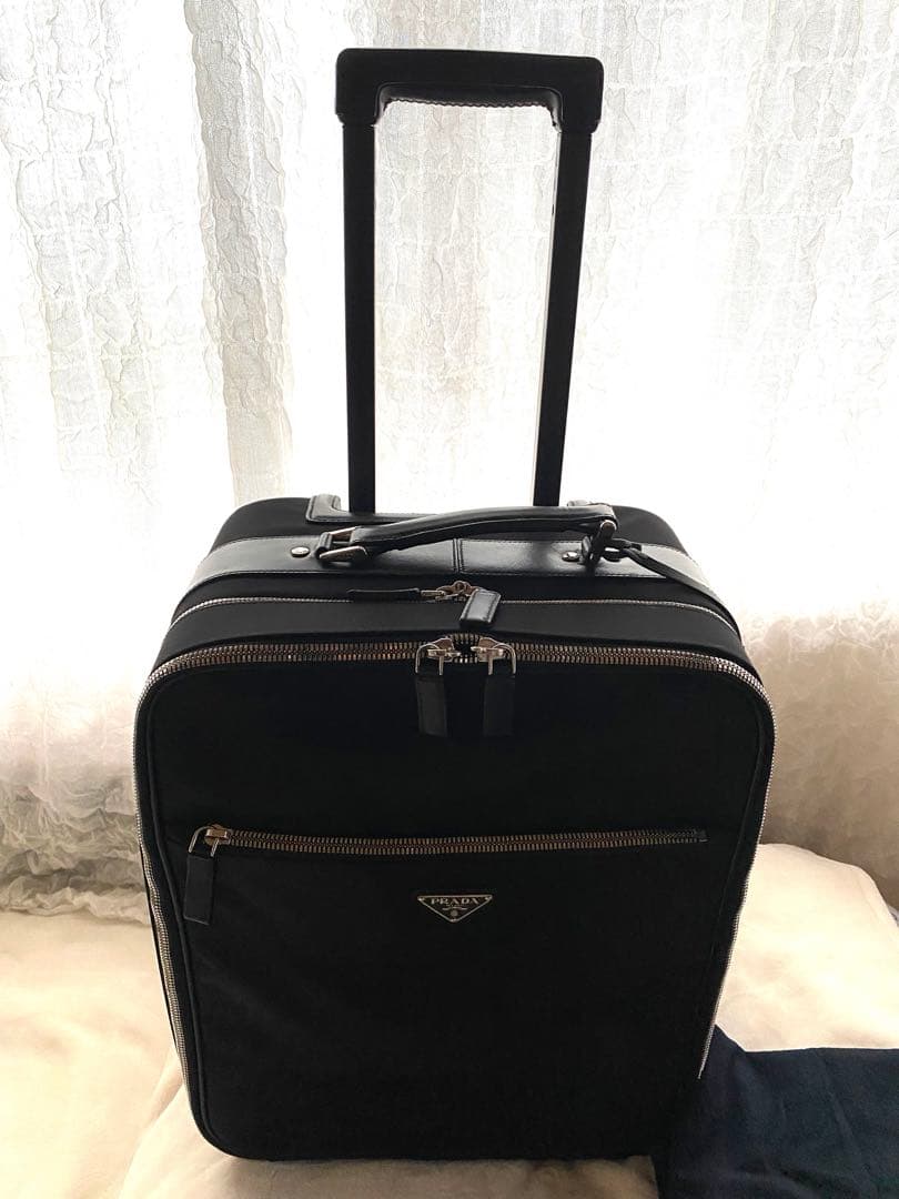 美品PRADA プラダ VV031M テスートナイロン2輪キャリーケース機内OK