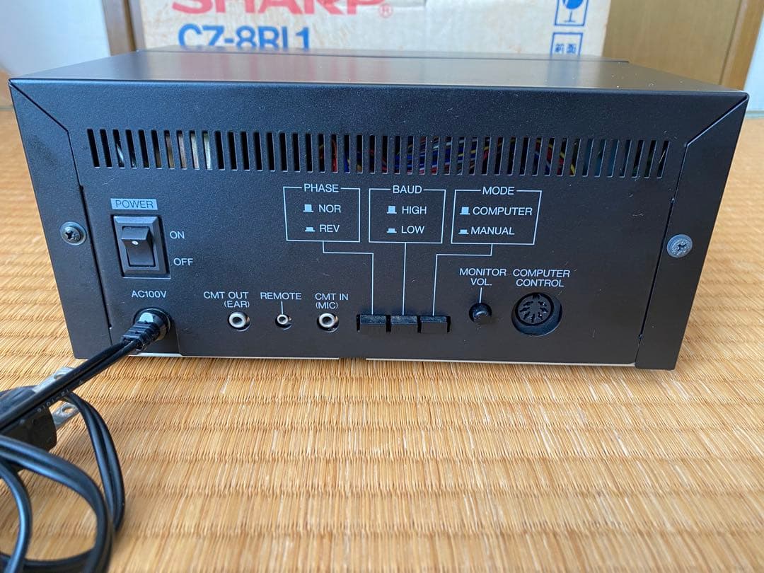 SHARP CZ-8RL1 データレコーダー