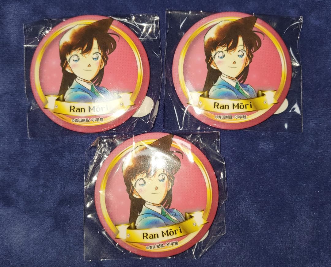 名探偵コナン 北栄町 コナン百貨店 缶バッジ　蘭