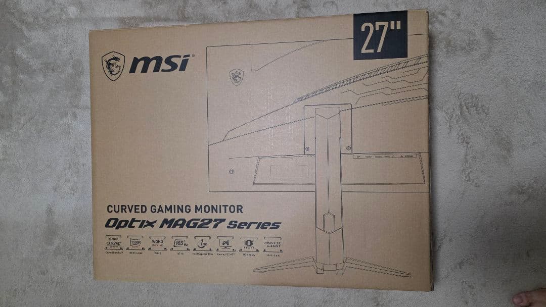 【専用】MSI Optix MAG27 27インチ ゲーミングモニター(黃黃様)