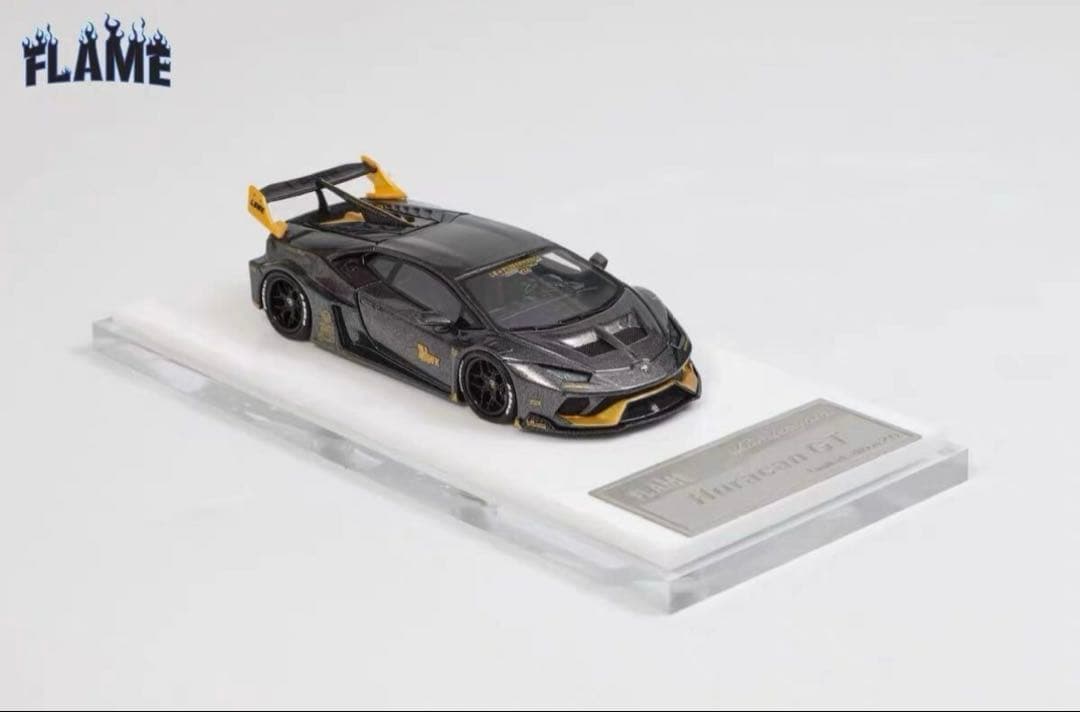 1/64 Flame ランボルギーニ　ウラカン　GT LP610 ガンメタ