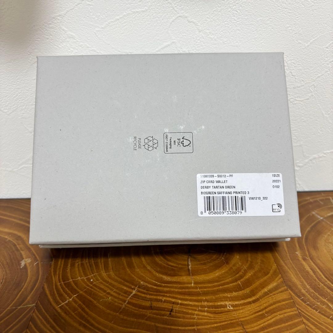 ヴィヴィアンウエストウッド 二つ折り財布 ダービー グリーン マルチカラー　新品