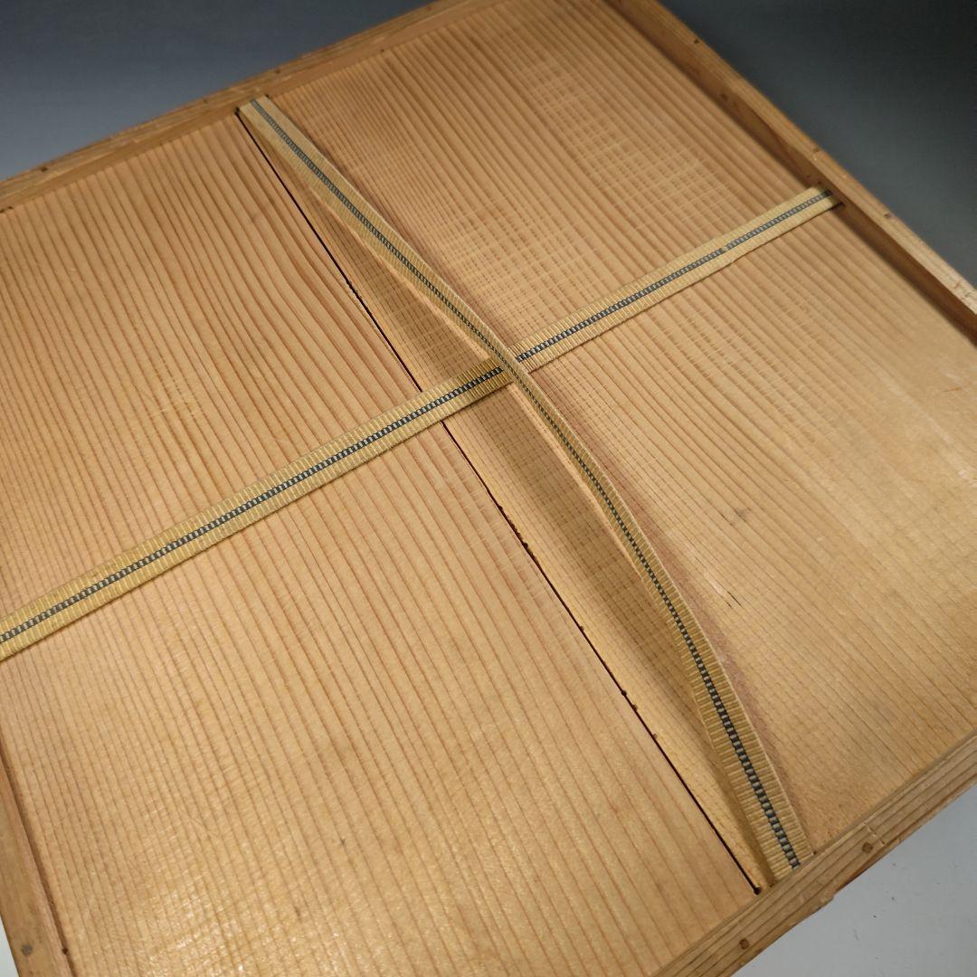 ウ244 盆『塗師　哲山』『螺鈿紋　八掛盆　共箱』茶道具　漆塗