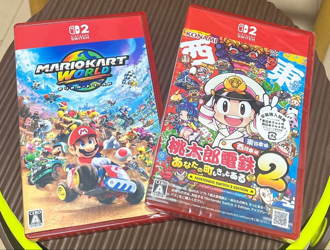 Switch2 東日本西日本桃太郎電鉄＆マリオカートworld