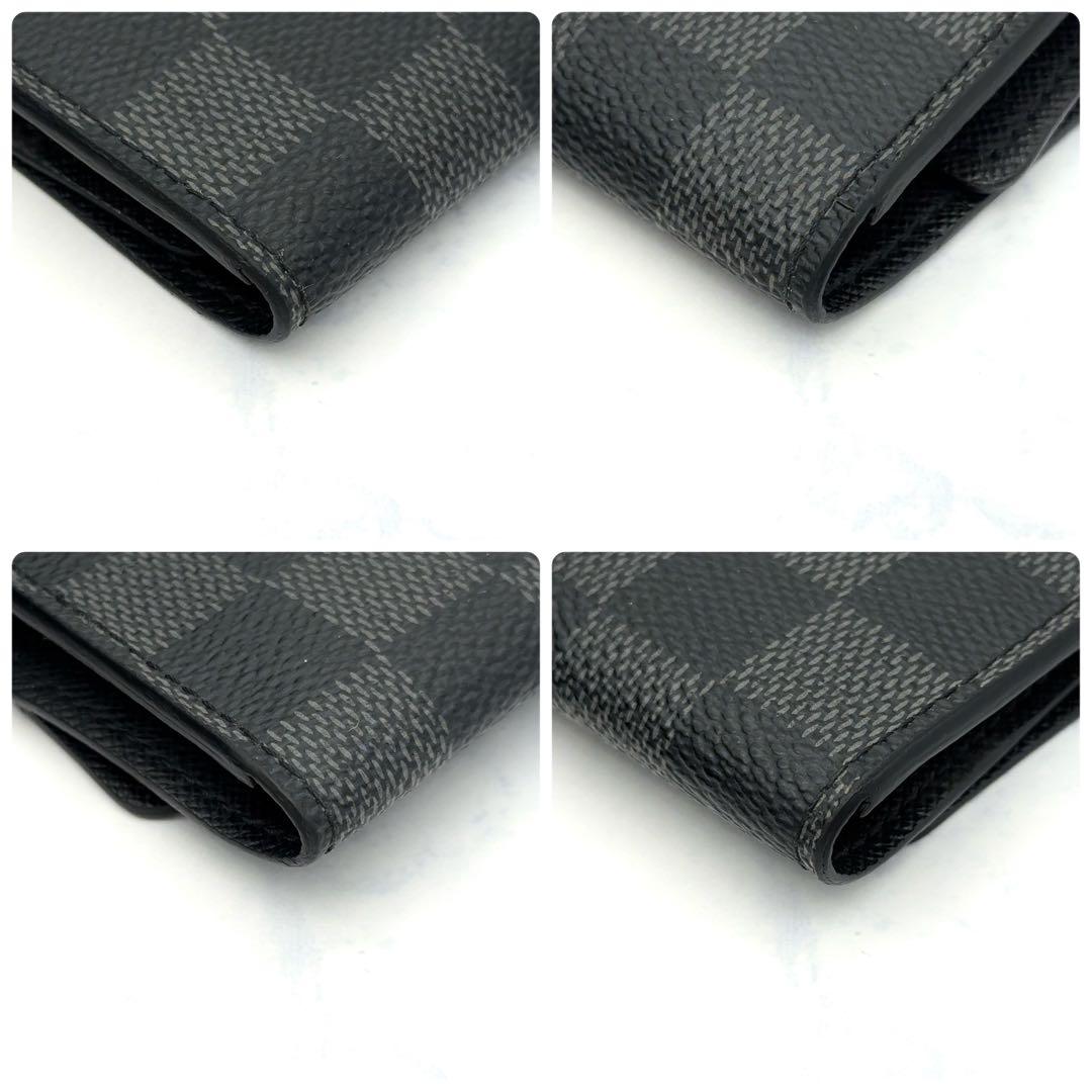 【最高級美品】ルイヴィトン ダミエ グラフィット ミュルティクレ6 キーケース