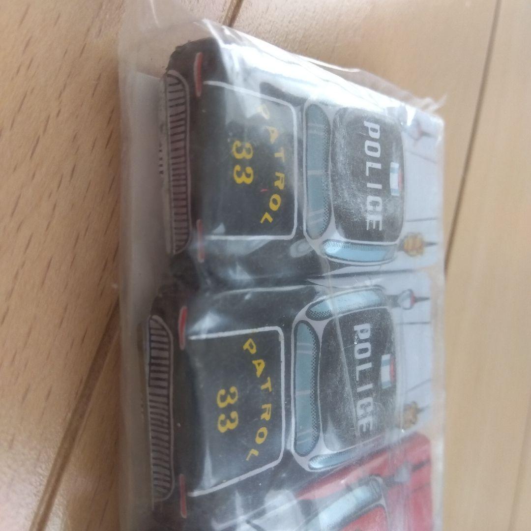 ミニカー（ブリキ）セット（救急車・タクシー・パトカー・消防車）