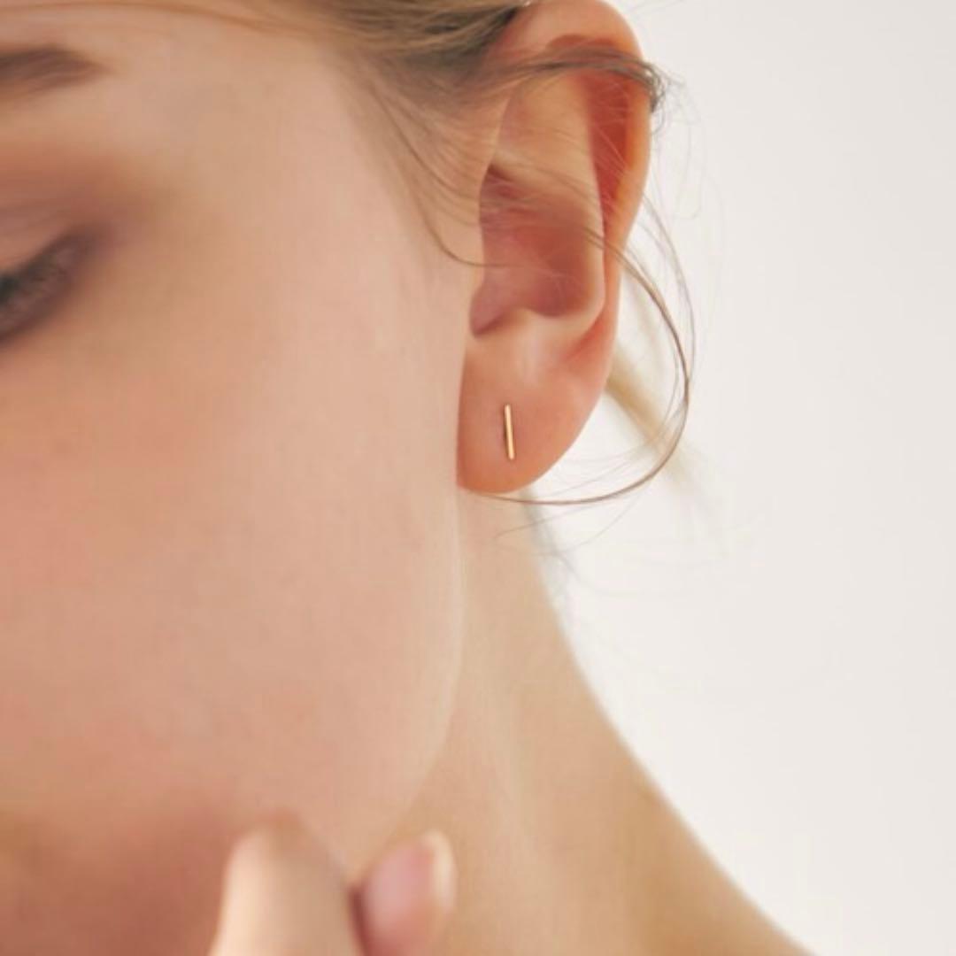 エテ　ete 「ONLINE Limited」 K10YG ワイヤー ピアス