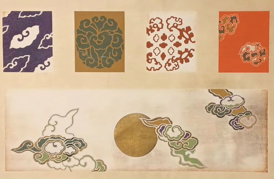 琳派図案版画（色摺版画)作者不詳、明治後期～昭和初期出版