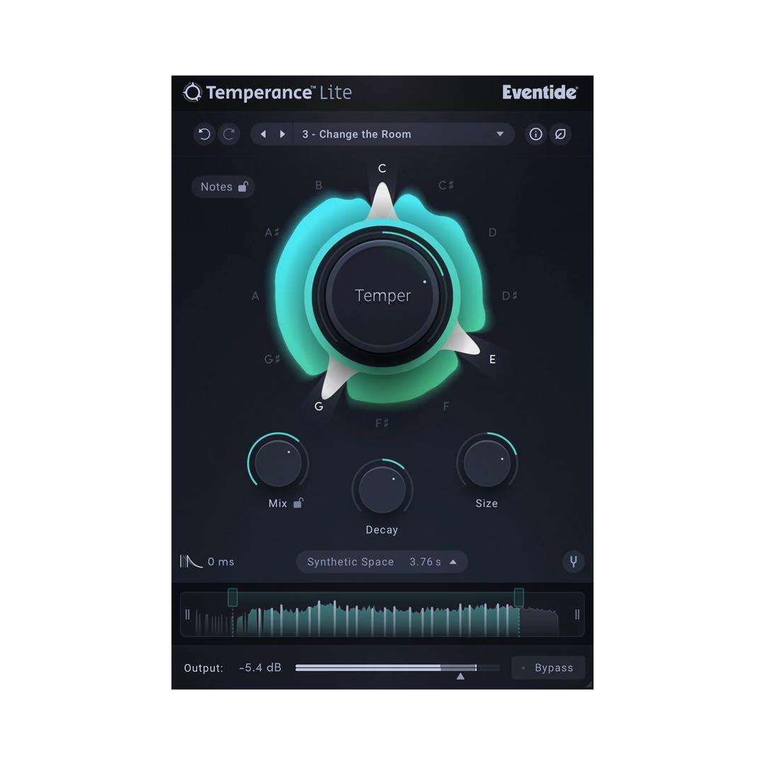 DTM・DAW Eventide Temperance Lite