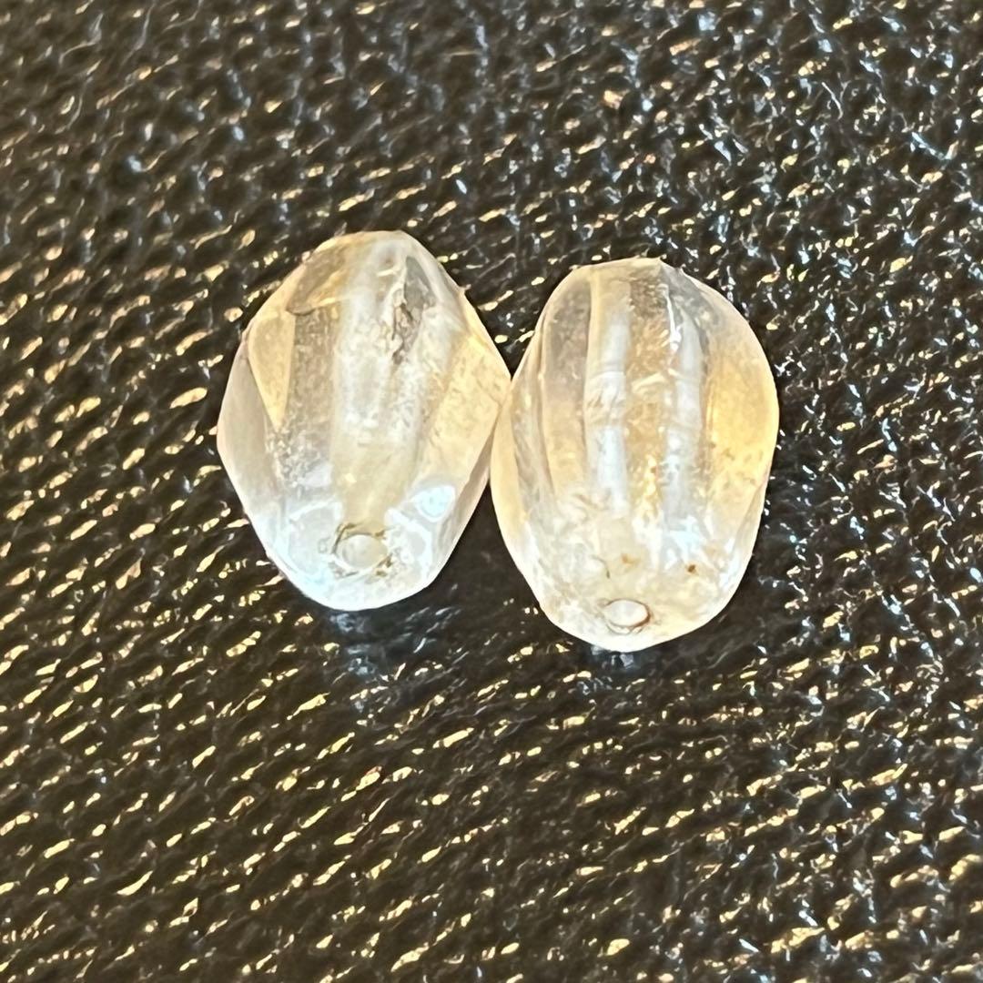 【博物館級】水晶切子玉 古墳出土品 2つセット