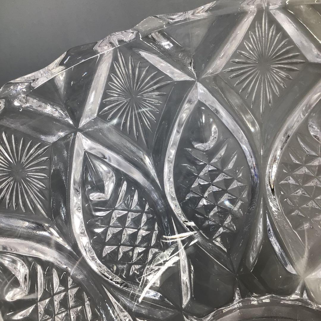 Ｍ９２７　水指　『水崎長寿造』『義山水指』　共箱　茶道具　ガラス工芸