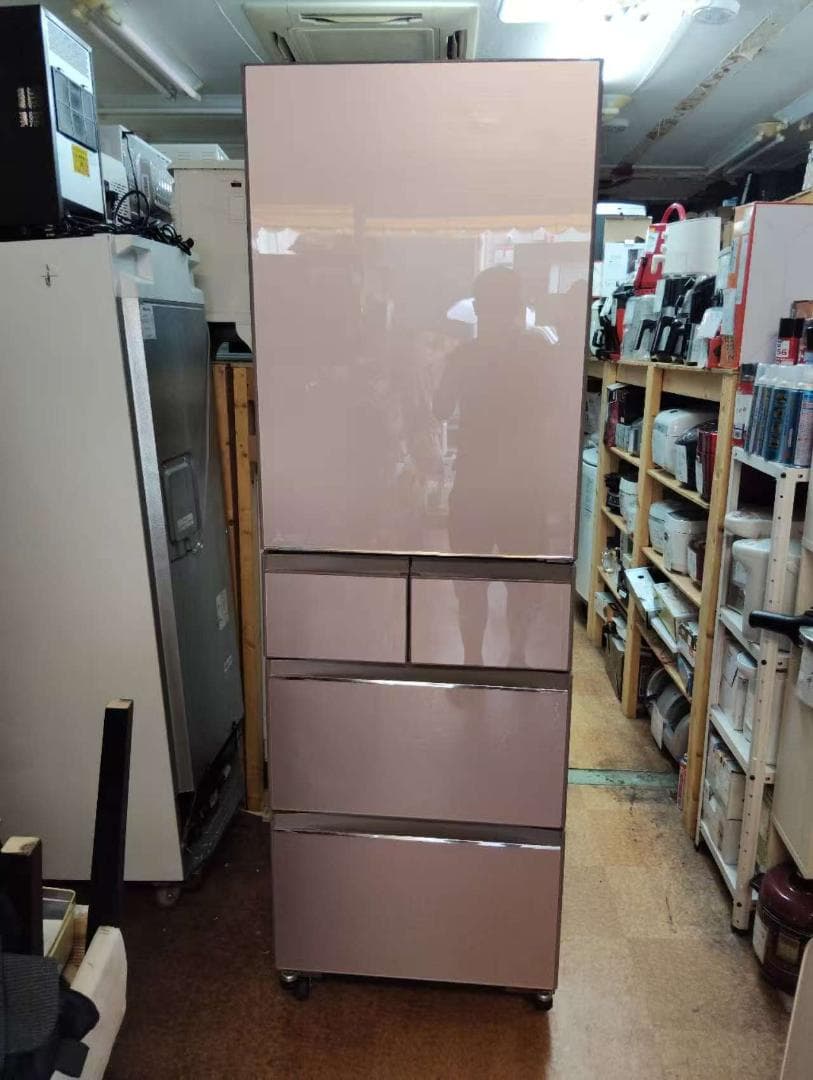 三菱ノンフロン冷凍冷蔵庫 MR-B46Z-P1 2015製