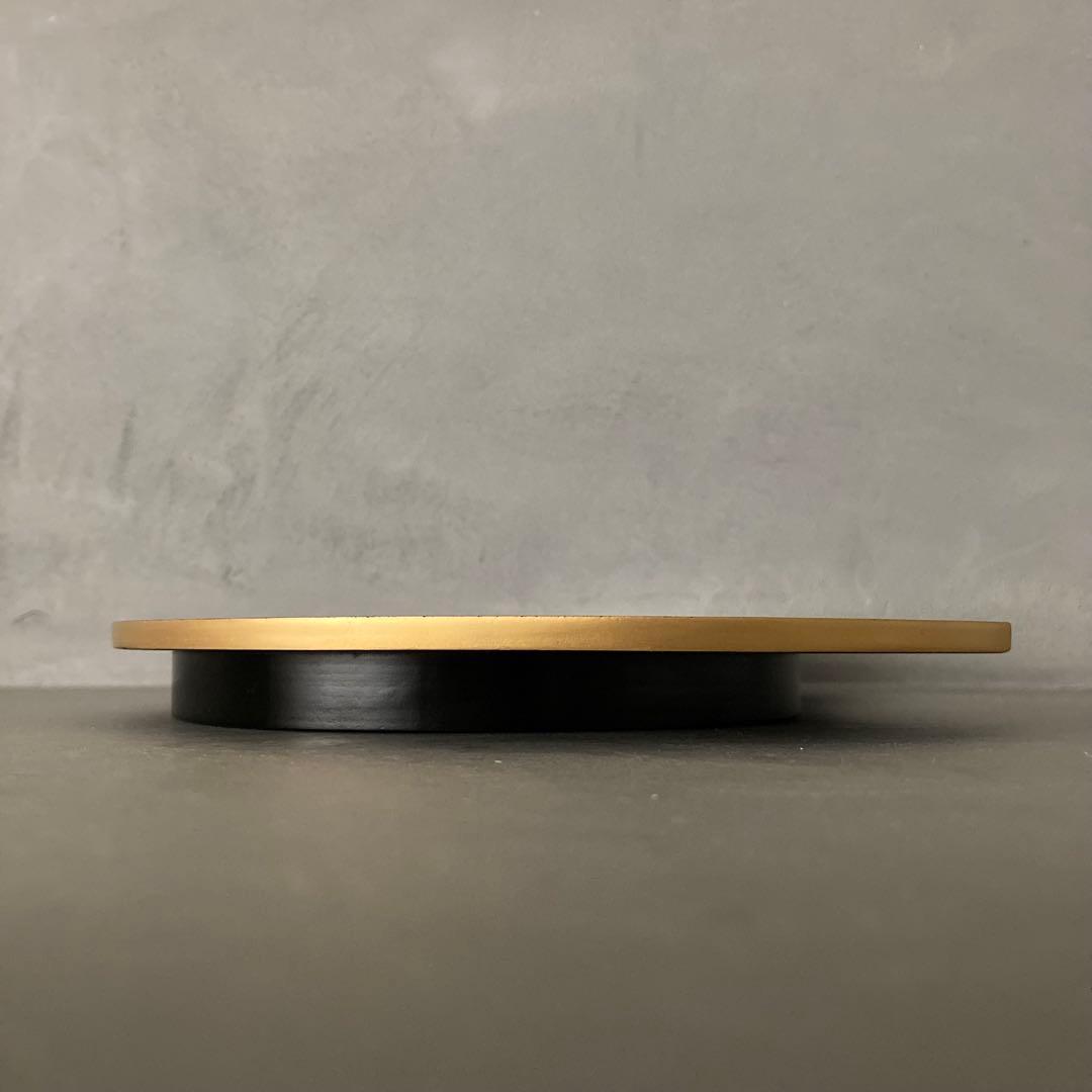 【美品】哲公房 中村宗哲 三彩金釦 遊々盆 雪月花 共箱 茶道具 盆3点