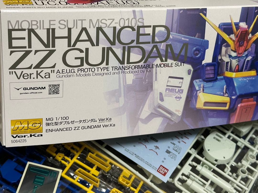 MG 1/100 強化型 ZZ GUNDAM \"Ver.Ka\"