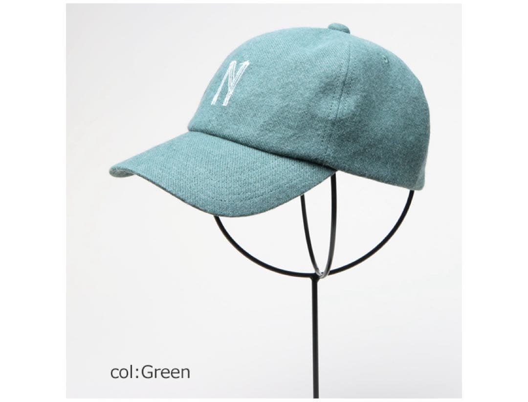 nine tailor roselle cap グリーン ベースボールキャップ