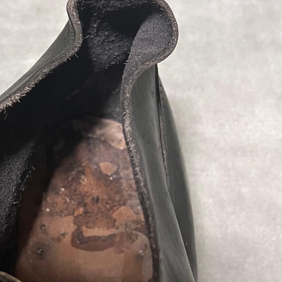 80sヴィンテージADDISON SHOE COMPANY 10.5R 革靴黒