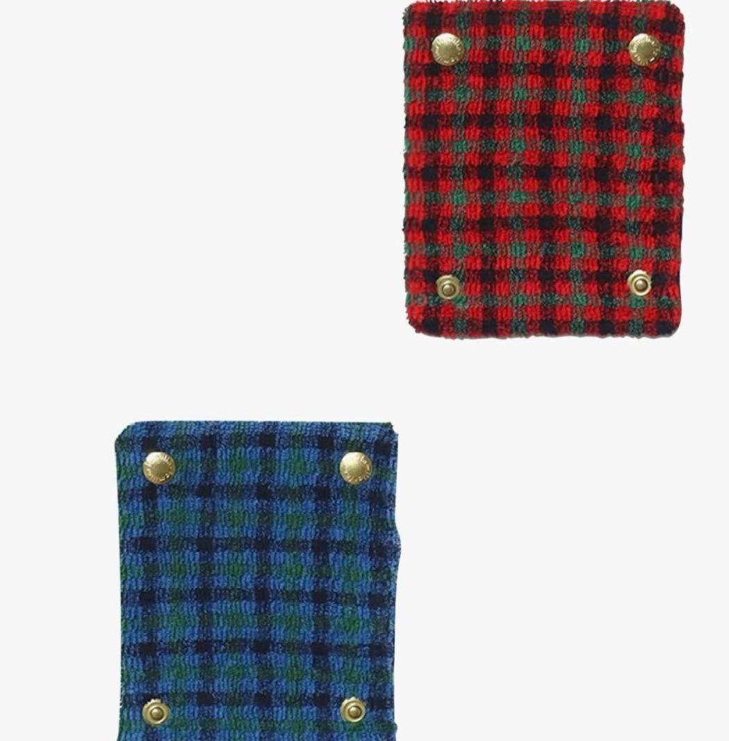 新品未使用ファミリア　ハンドルカバー　赤青2点セット