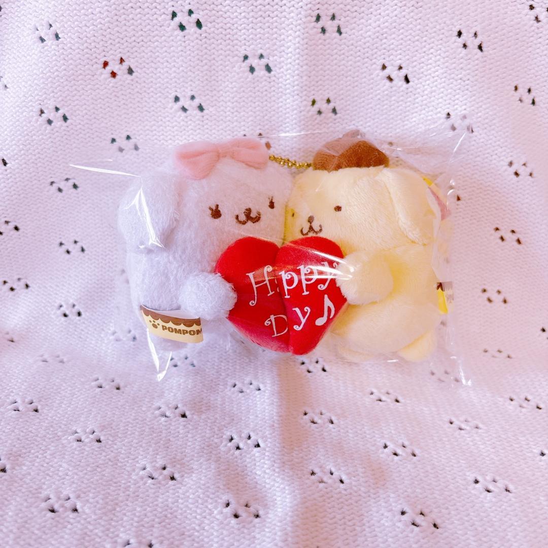 サンリオ ポムポムプリン マカロン ハート マスコット