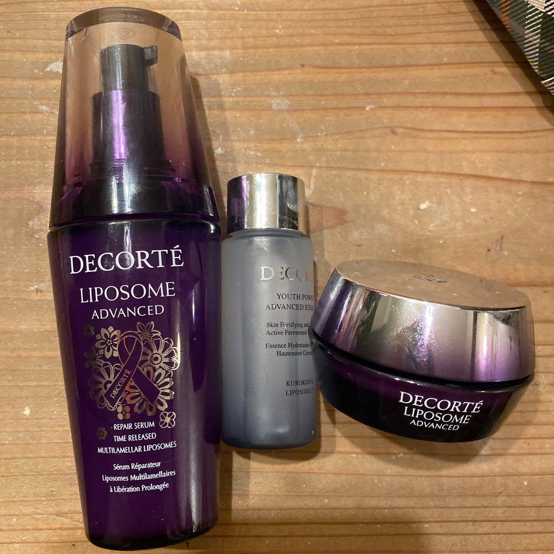 リポソームアドバンストリペアセラム、ユースパワーエッセンス、クリームのセット