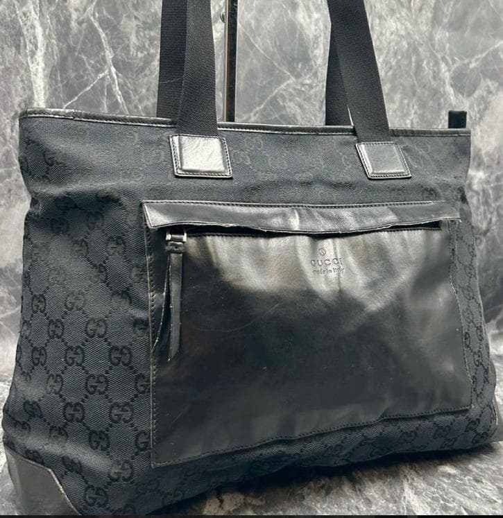 GUCCI ブラック トートバッグ