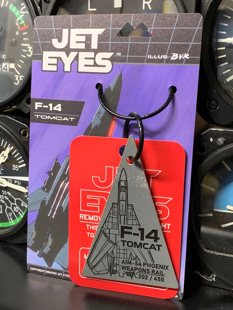 米海軍 戦闘機 F-14 トムキャット ミサイルレール タグ かキーホルダー