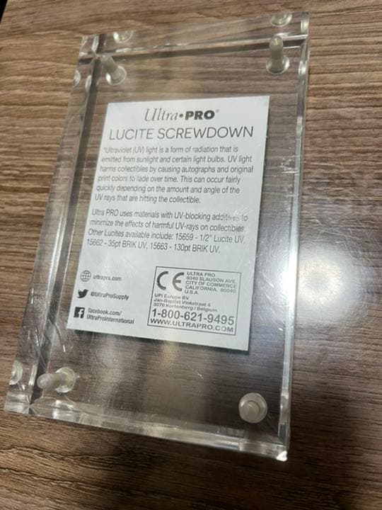 ルサイト UVカット スクリューダウン 1インチ ウルトラプロ 20セット