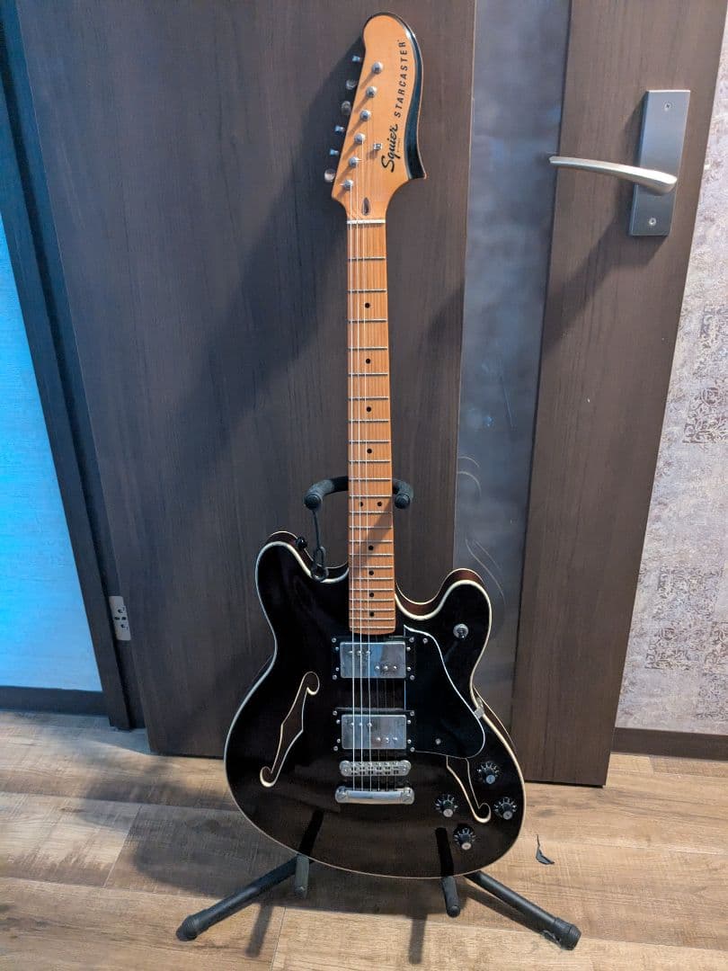 Squier starcaster セミホロウボディ ウォルナット 廃盤カラー