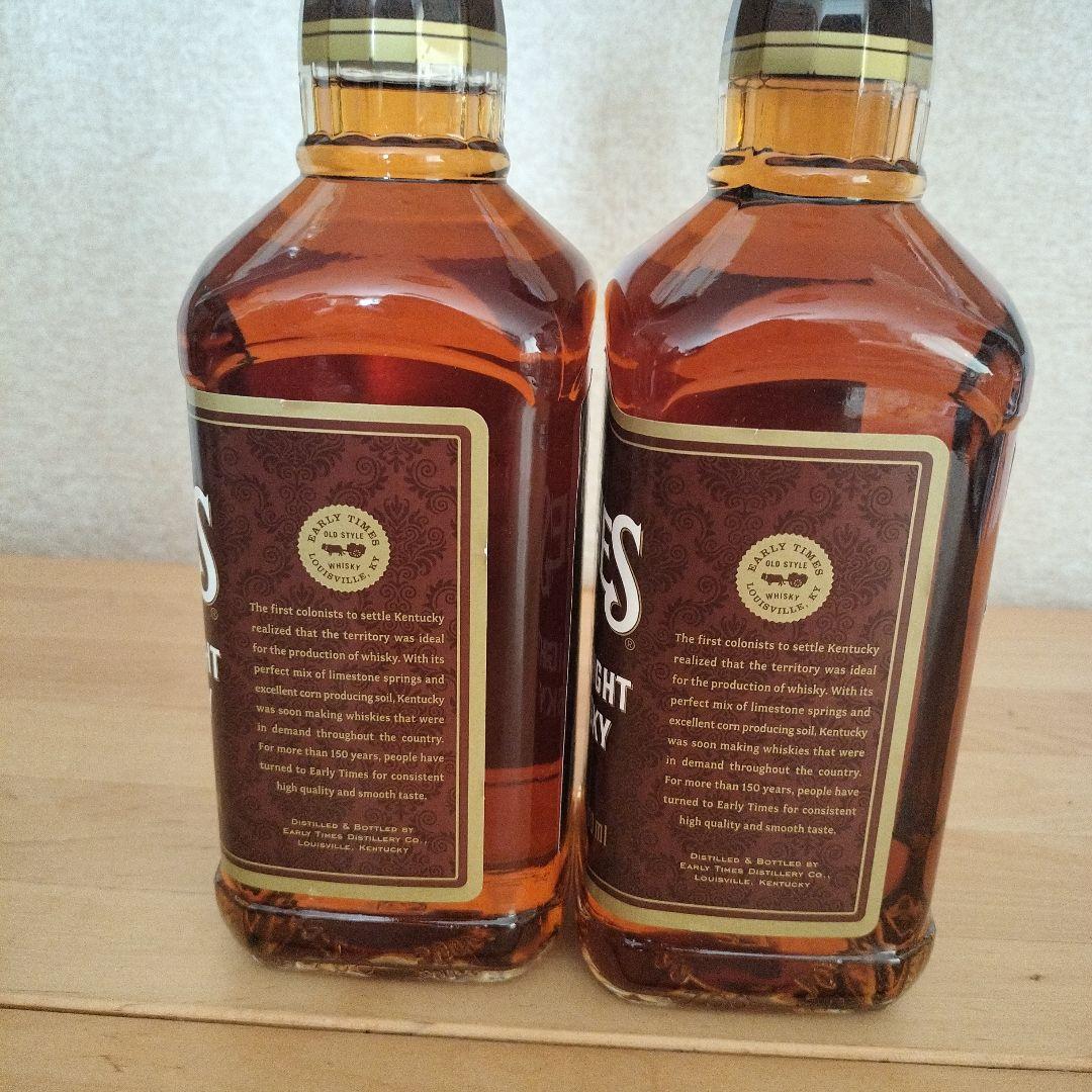 終売品アーリータイムズ バーボンウイスキー 700ml 2本セット
