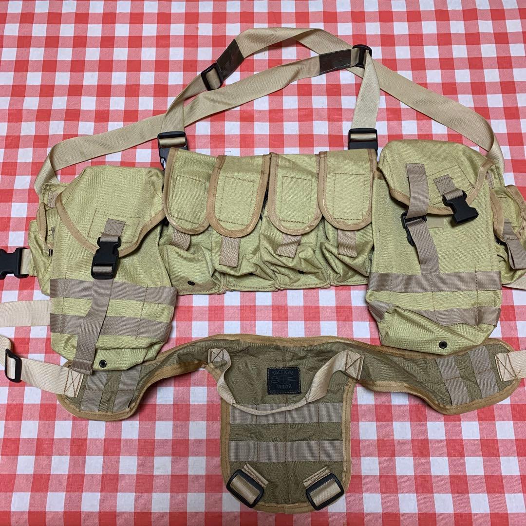 実物　tac-t タクティカルテイラー　チェストリグ