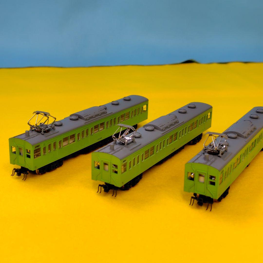 ＫＡＴＯ―103系近郊型電車103系（ うぐいす 色)十両