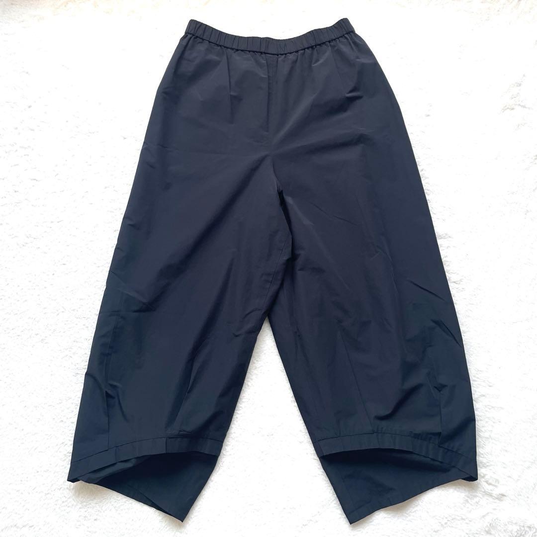 慈雨 センソユニコ 変形 バルーン ワイド パンツ 黒 40