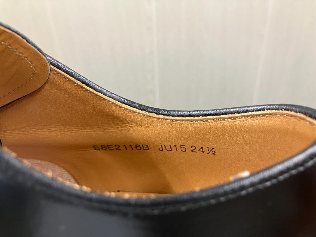 ブラックレザードレスシューズ