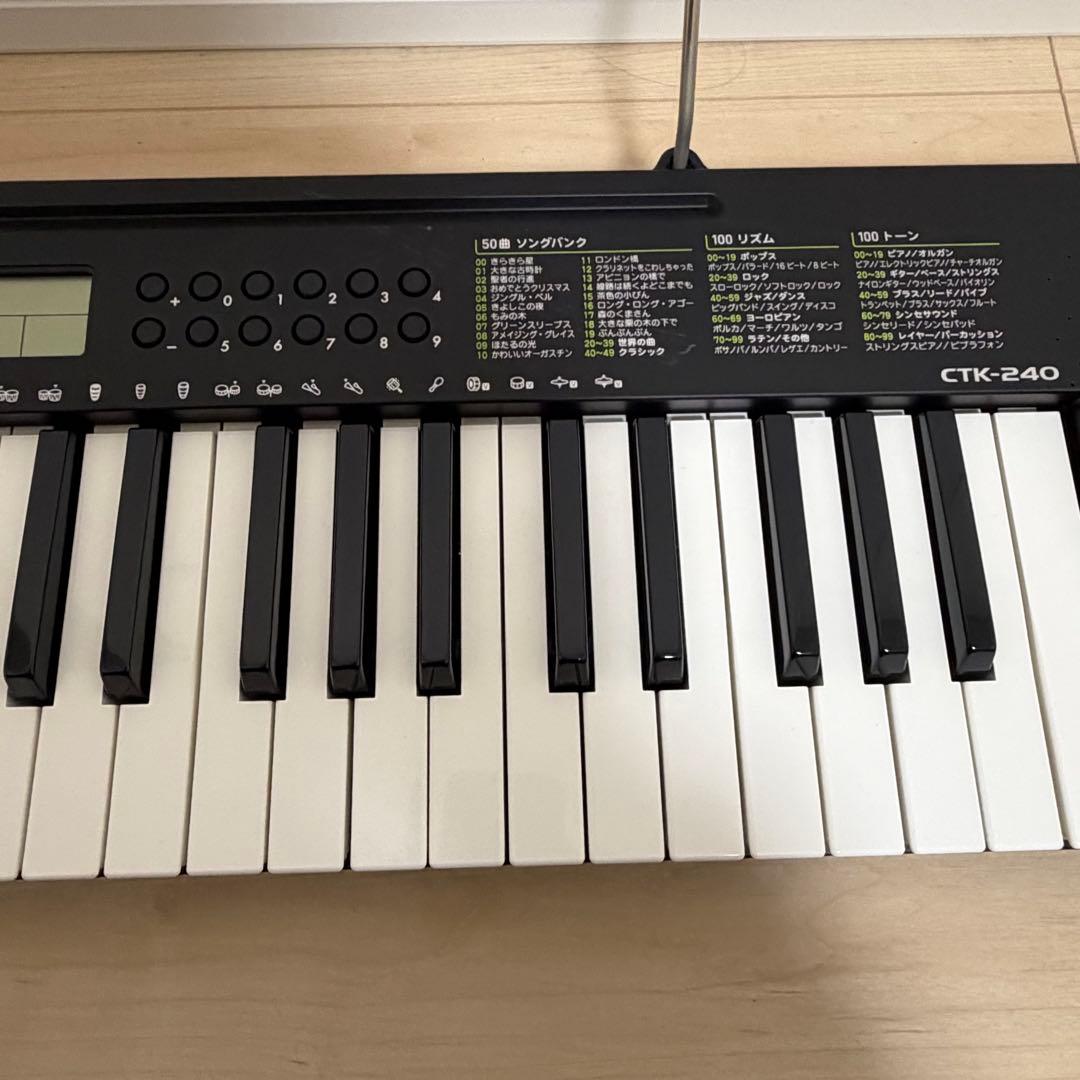 CTK-240 CASIO 電子ピアノ　電源コード欠品