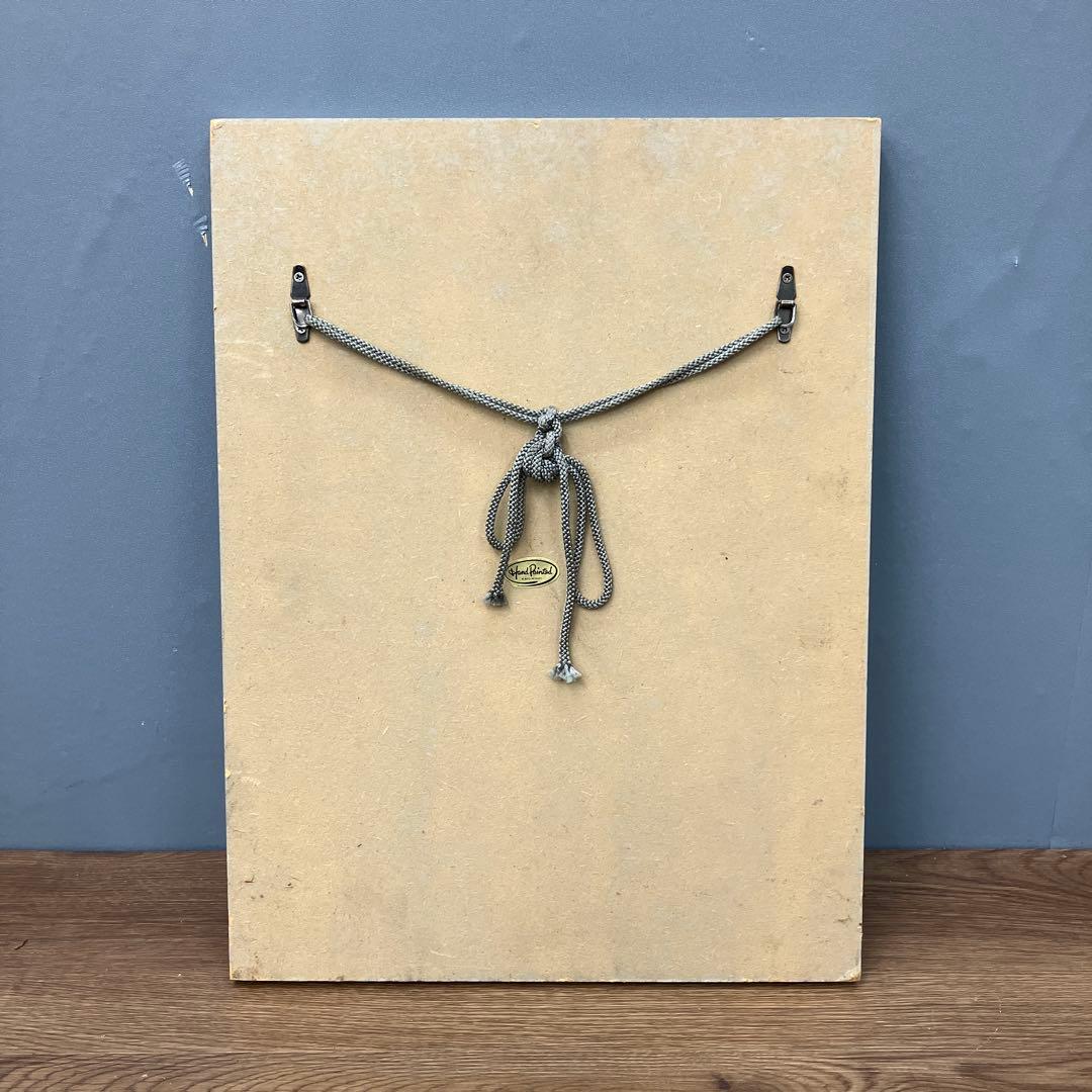 希少 加藤工芸 KATO KOGEI 陶板画 壁掛け CERAM 手描き ブルー