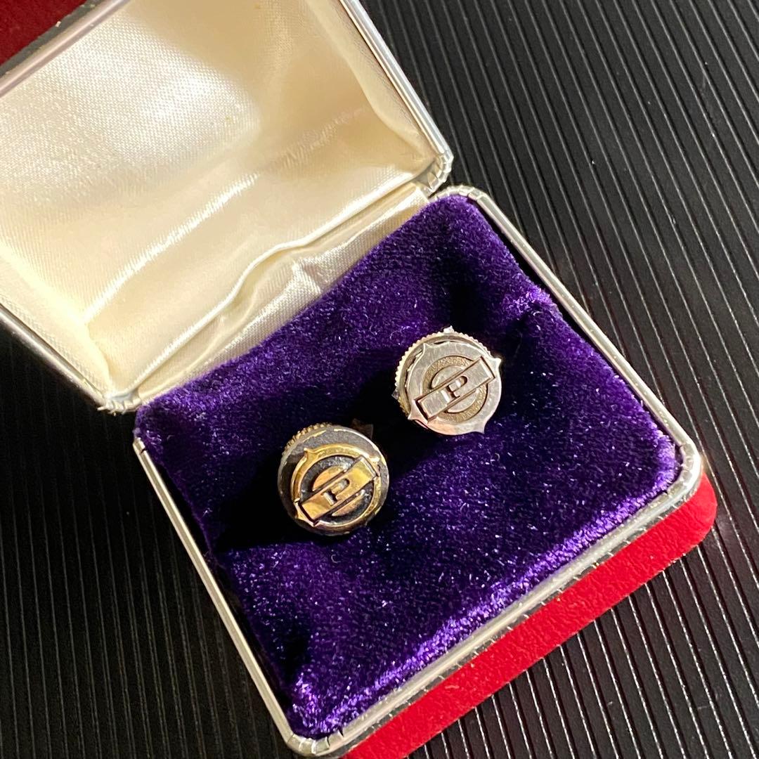 日産プリンス自動車販売　社章　K20刻印　純銀刻印 2個セット　非売品