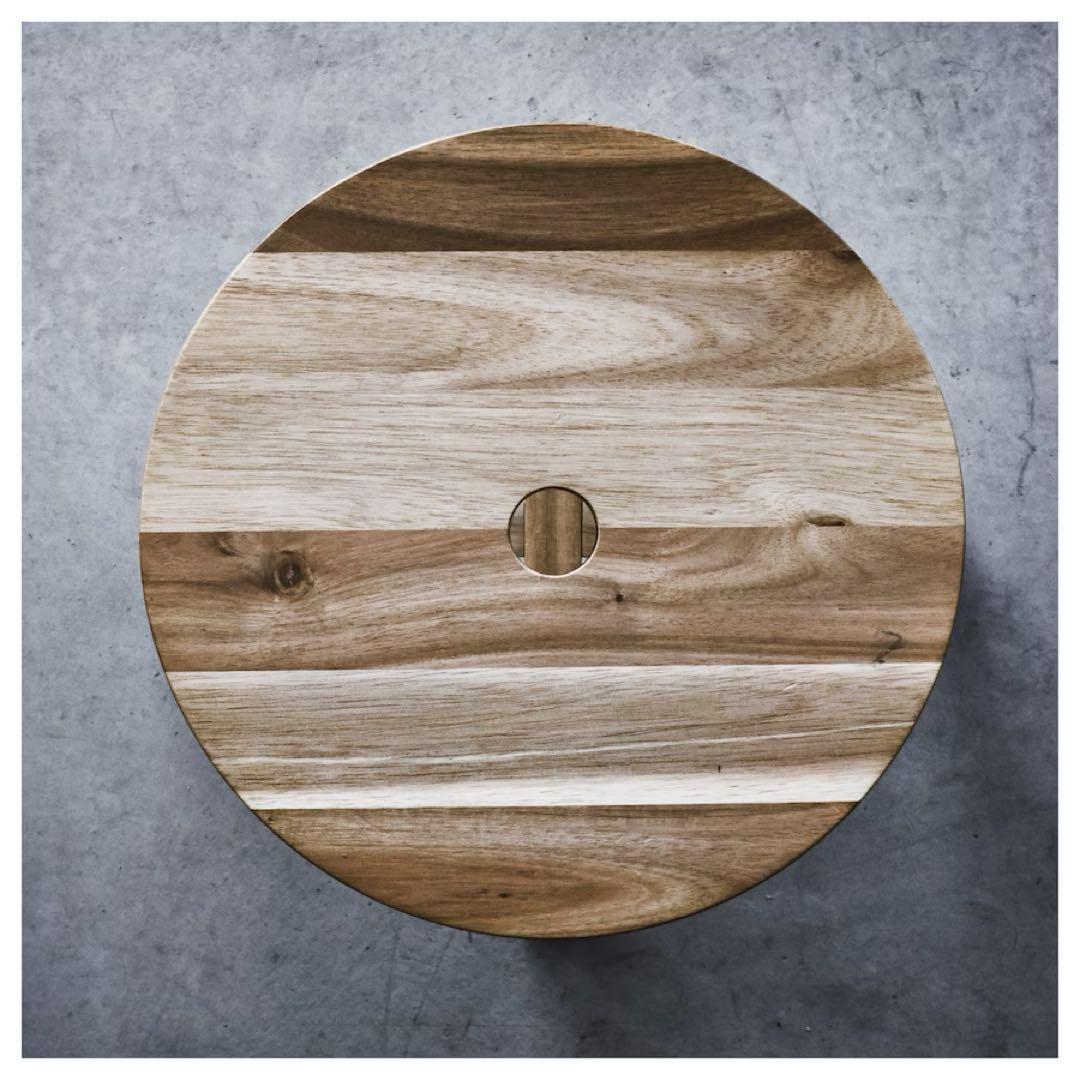 IKEA イケア　スコグスタ スツール　アカシア材　2脚セット