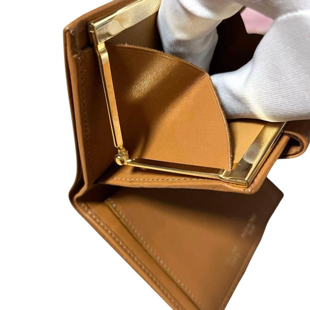 極美品✨未使用級セリーヌ マカダム トリオンフ 二つ折り財布 がま口 レディース