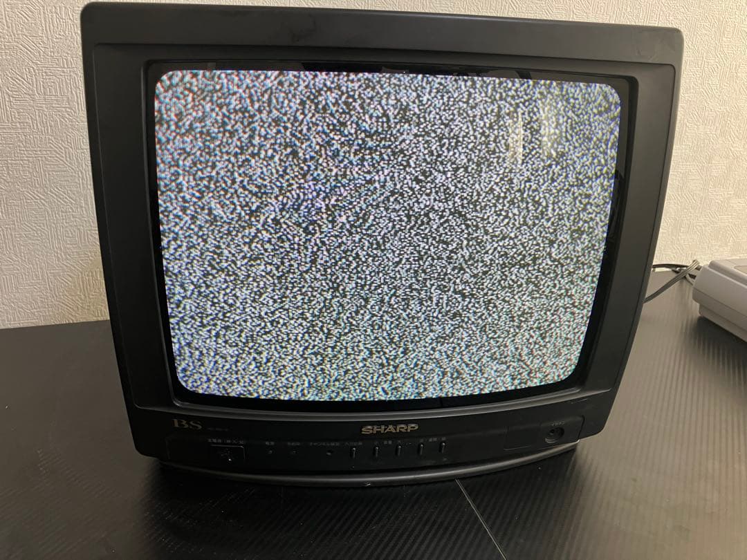 希少SHARP 14C-BS1-Bブラウン管テレビ　レトロ　アンティーク