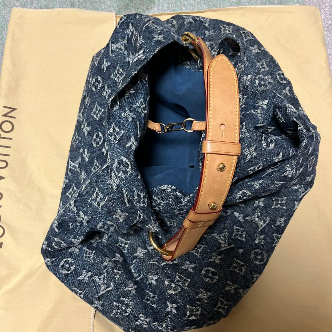【美品】LOUIS VUITTONモノグラムデニムデイリーGMショルダーバッグ