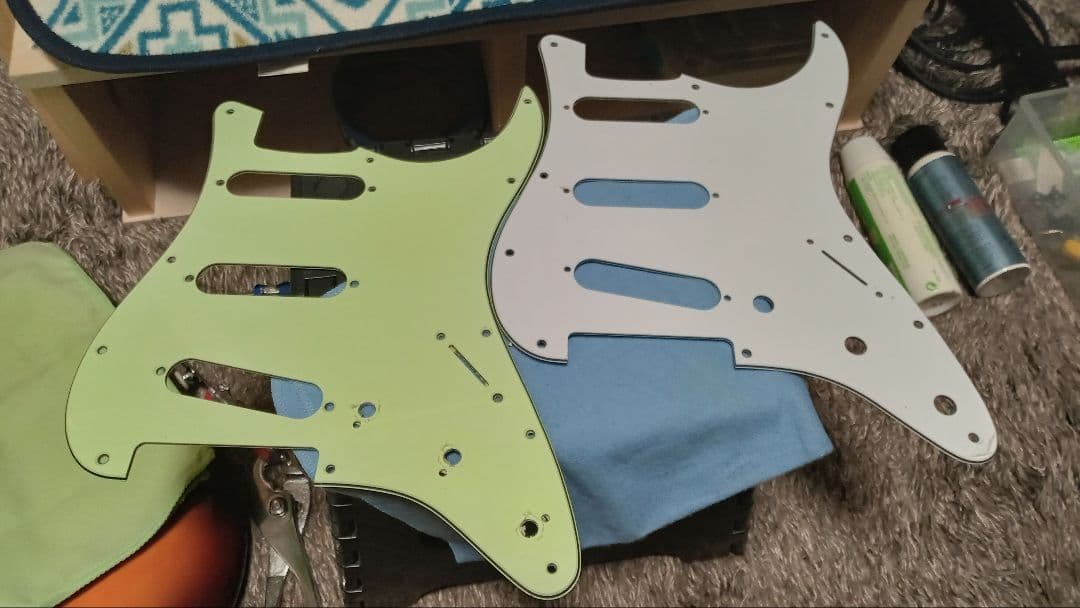 サンバースト エレキギター