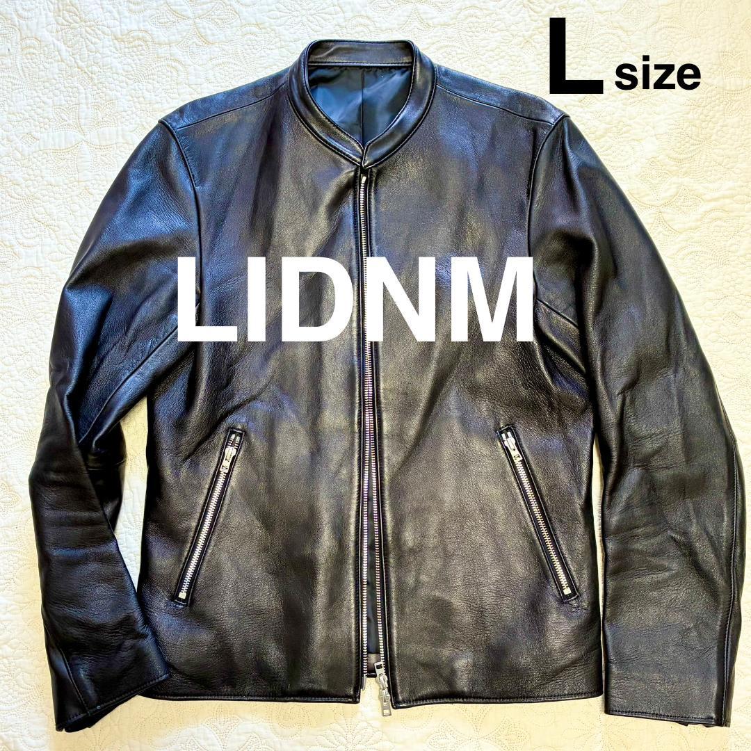【即日発送】極美品 LIDNMリドム　シングルライダースジャケット　シープスキン