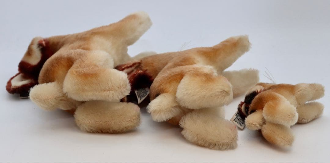 ビンテージ・シュタイフ・ラビット大中小3体セット 0135/17,14,08