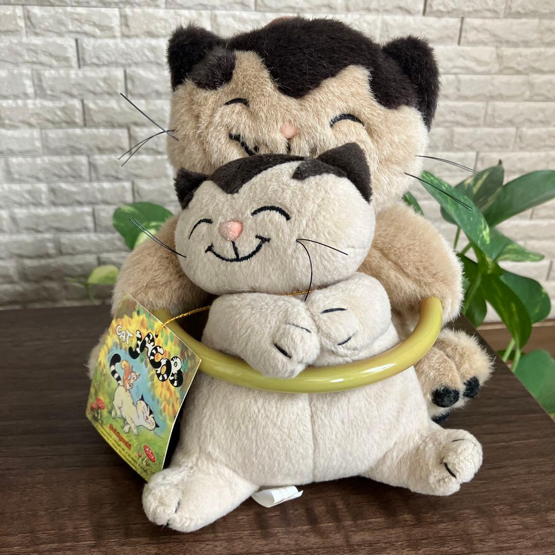【希少】 猫のヤーコプ ぬいぐるみ セキグチ 中小2個セット CAT JACOB