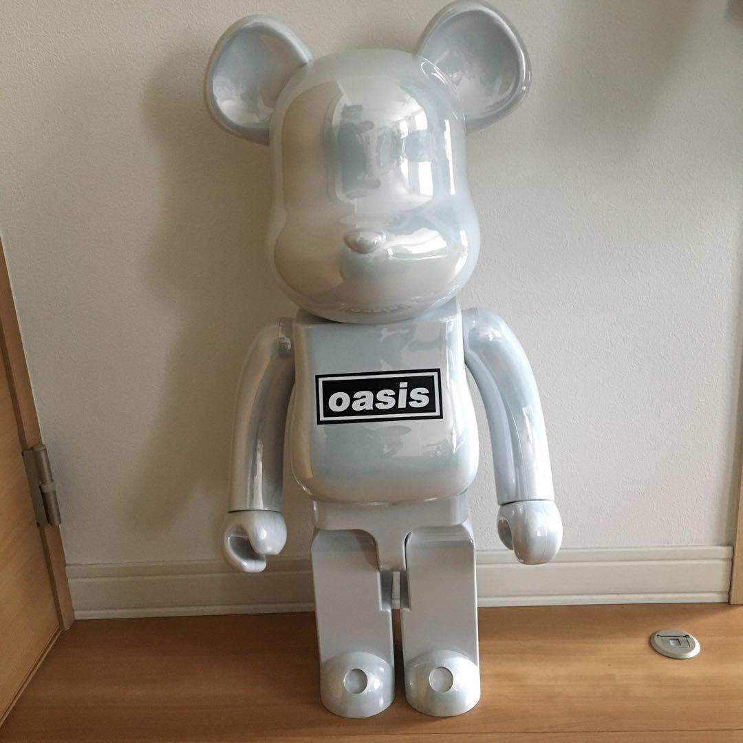 ベアブリック 1000% oasis ホワイトバージョン　美品