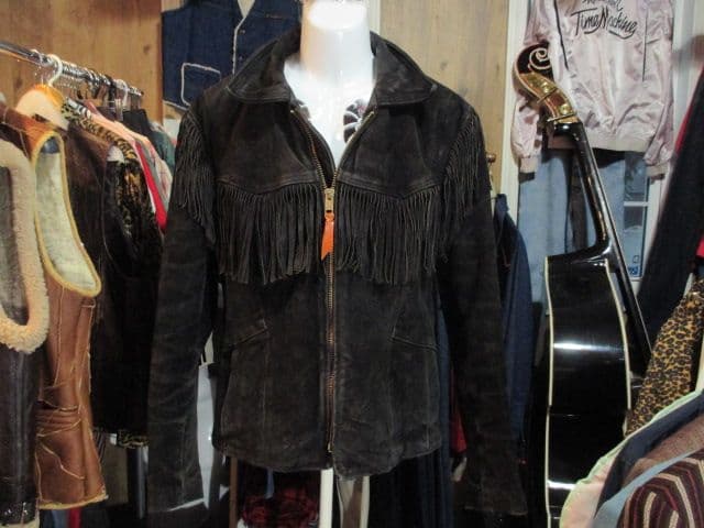 ヴィンテージ BRANDED GARMENTS フリンジスエードレザージャケット