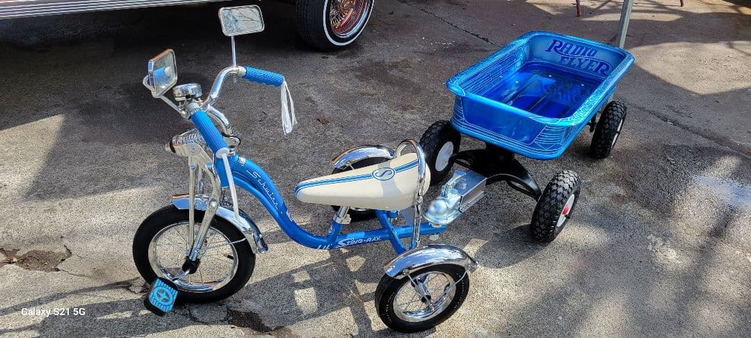 一点モノ★シュイン三輪車カスタムトレーラー