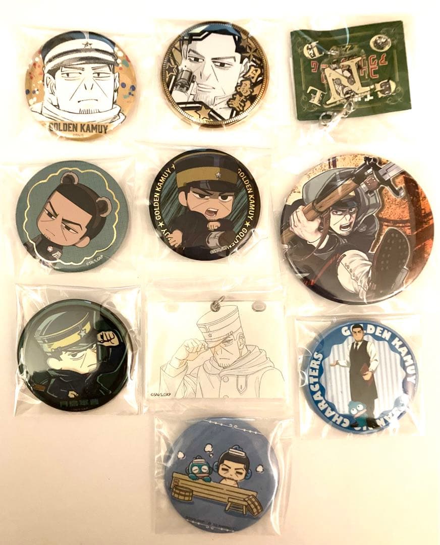 ゴールデンカムイ　月島　缶バッジ　10種セット