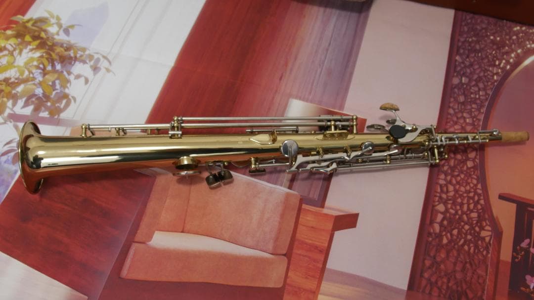 KAWAI B&S　ソプラノサックス（整備済み）マウスピース他一式付属