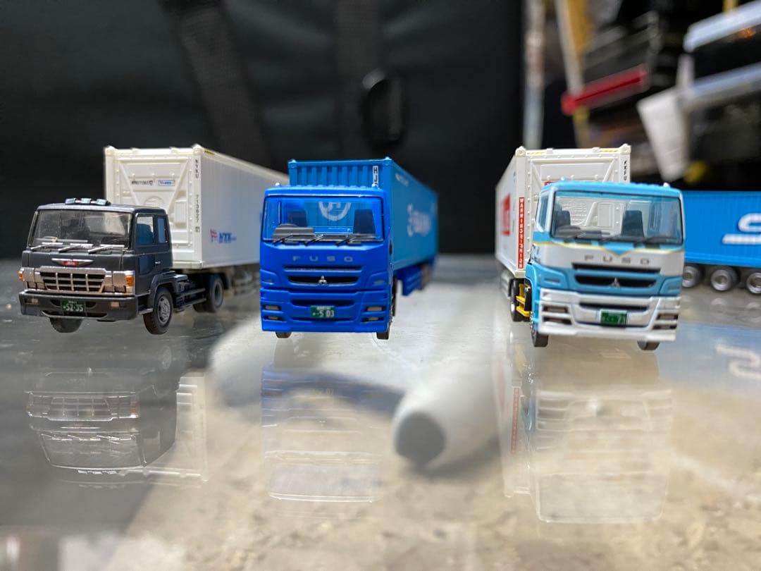 1/150 Nゲージサイズ　トラック、トレーラーコレクション13台+3台セット