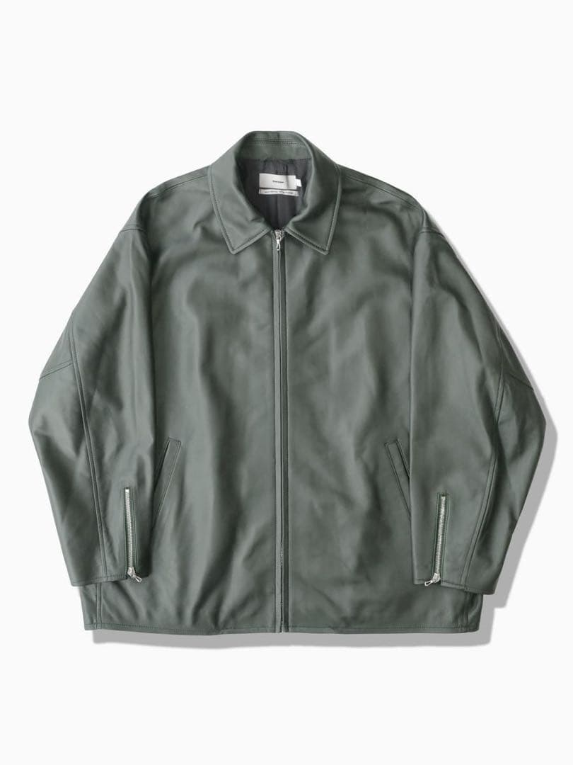 グラフペーパー SHEEP LEATHER RIDERS JACKET サイズ2